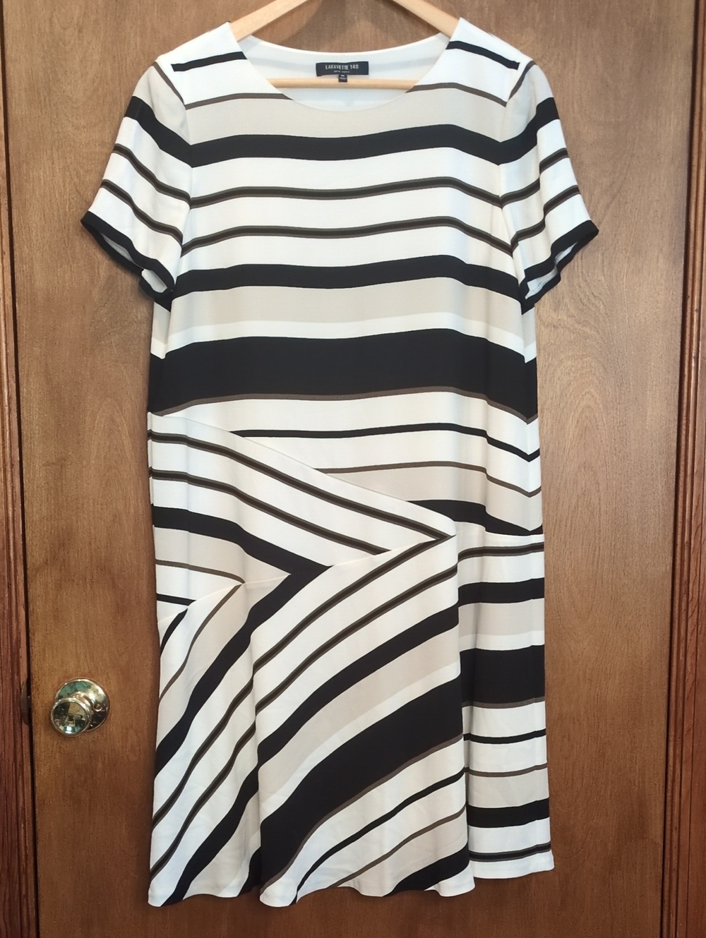 Lafayette 148 New York Greta Shift Dress Size M